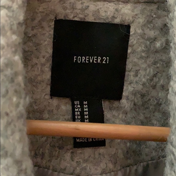 Forever 21 wool jacket. - Picture 3 of 4